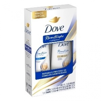 KIT DOVE SH 350ML+COND 175ML RECONSTRUCAO+QUERATINA
