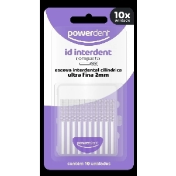 ESC DENTAL POWERDENT INTERDENTAL ULTRA FINA 2MM BRANCA