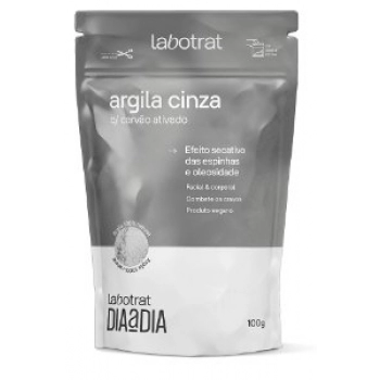 ARGILA LABOTRAT DIA A DIA 100G CINZA C/ CARVAO ATIVADO