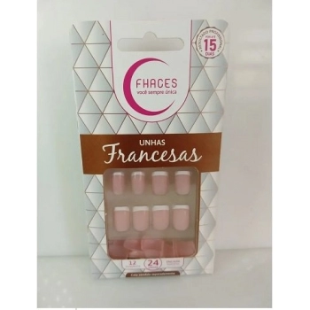 UNHAS FHACES FRANCESA C/24 ROSA