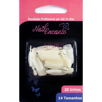 UNHAS FHACES NAIL ENCANTO CART C/24 QUADR LONGA