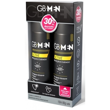 KIT DES AERO ANT GIOVANNA BABY MEN C/2 150ML DESC 30% SEGUNDA ACTIVE 96H