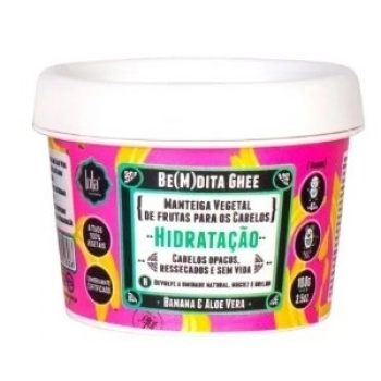 MANTEIGA VEG CAP LOLA 100G BEMDITA GHEE HIDRATACAO BANANA