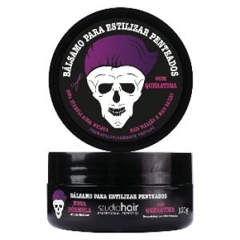 BALSAMO P/ESTILIZAR PENTEADOS STUDIO HAIR 120G COM QUERATINA