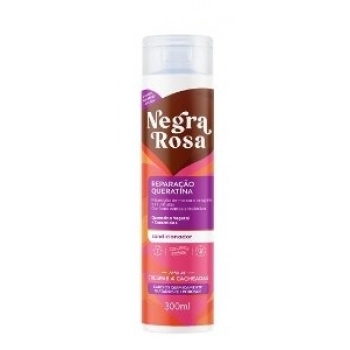COND NEGRA ROSA 300ML REPARACAO QUERATINA
