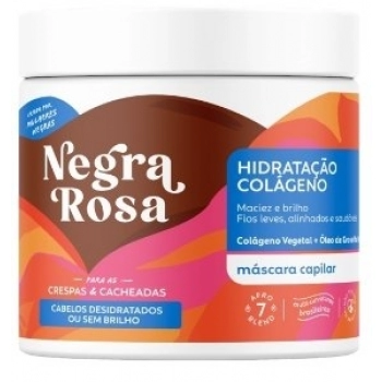 MASC CAP NEGRA ROSA 500G HIDRATACAO COLAGENO