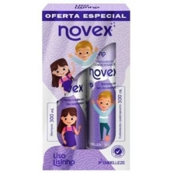 KIT NOVEX SH+COND 300ML LISO LISINHO