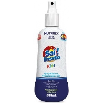 REPELENTE SAI INSETO NUTRIEX 200ML KIDS ATE 4H SPRAY