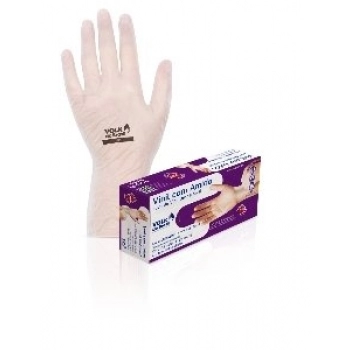 LUVA VINIL ANTI-ALERG VOLK COM AMIDO C/100 EG