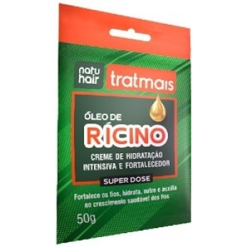 TRAT CAP SACHE NATU HAIR SOS 50G TRATMAIS OLEO DE RICINO