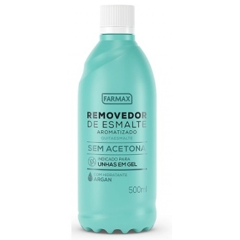 REMOVEDOR DE ESM FARMAX 500ML SEM ACETONA ARGAN