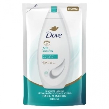 SAB DOVE 200ML LIQ GLICERINA REFIL PELE SENSIVEL