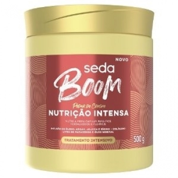 TRAT SEDA BOOM 500G NUTR INT ARGAN/JOJOBA/RICINO/COLAGENO