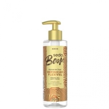 SERUM GEL ANTIFRIZZ SEDA BOOM 200ML DEF FLEXIVEL OLEO JOJOBA/BABOSA