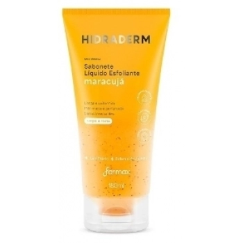 SAB LIQ FARMAX HIDRADERM 180ML ESFOL CORPO/ROSTO MARACUJA