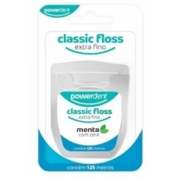 FIO DENTAL POWERDENT CLASSIC FLOSS EXTRA FINO 125M
