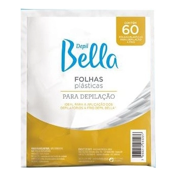 FOLHAS PLAST P/DEPILACAO CORP DEPIL BELLA 60FLS 1021