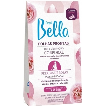 FOLHAS P/DEPILACAO CORP PRONTA DEPIL BELLA 16FLS PETALAS 0519
