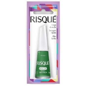 ESM RISQUE BL CR 8ML VERDE ESMERALDA CX 6.0