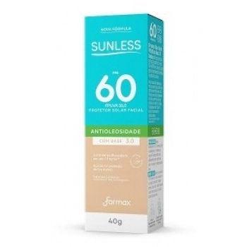 PROT SOLAR FACIAL SUNLESS FARMAX 40G FPS60 COM BASE 3.0