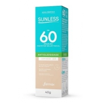 PROT SOLAR FACIAL SUNLESS FARMAX 40G FPS60 COM BASE 2.0