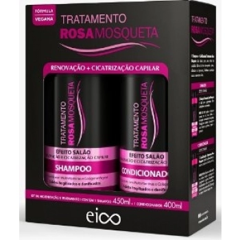 KIT EICO SH 450ML+COND 400ML ROSA MOSQUETA EFEITO SALAO