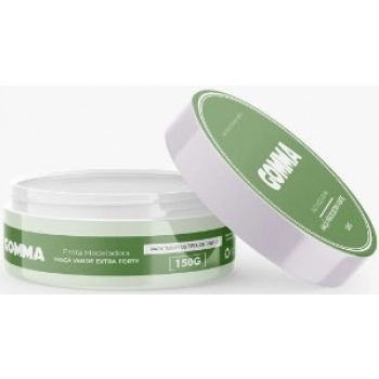 PASTA MODELADORA GOMMA 150G TRANSPARENTE EXTRA FORTE MACA VERDE