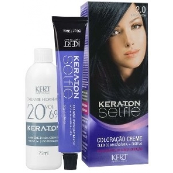 TINT KERATON SELFIE 2.0 PRETO AZULADO