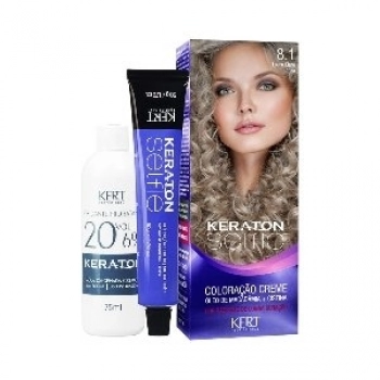 TINT KERATON SELFIE 8.1 LOURO CLARO CINZA