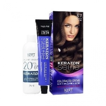 TINT KERATON SELFIE 6.7 LOURO ESCURO MARROM
