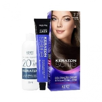 TINT KERATON SELFIE 7.7 LOURO MEDIO MARROM