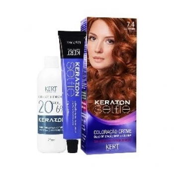 TINT KERATON SELFIE 7.4 LOURO MEDIO COBRE