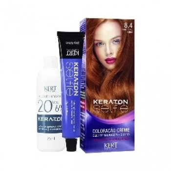 TINT KERATON SELFIE 8.4 LOURO COBRE CLARO