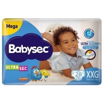 FRALDA BABYSEC ULTRA MEGA TAM XXG C/28