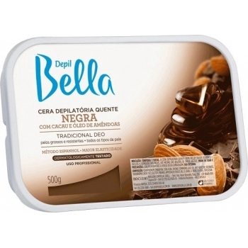 CERA QUENTE DEPIL BELLA 500GR NEGRA