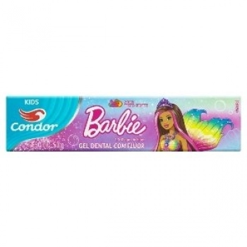 GEL DENTAL CONDOR 2 A 5 ANOS 50GR BARBIE C/ FLUOR
