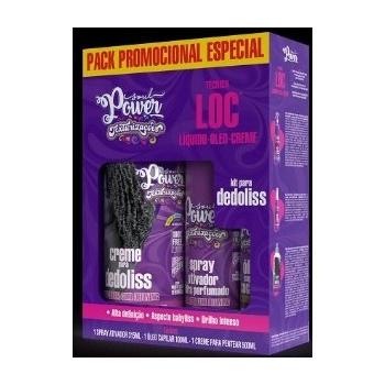 PACK CAP SOUL POWER LOC SPRAY/OLEO E CR DEDOLISS TEXTURIZACOES