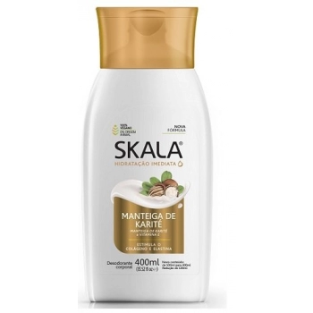 HIDR CORPORAL SKALA 400ML MANTEIGA DE KARITE