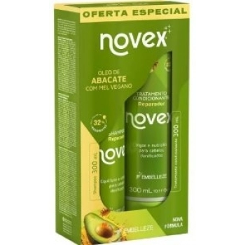 KIT NOVEX SH+COND 300ML OLEO DE ABACATE