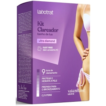 KIT CLAREADOR BANHO DE LUA LABOTRAT VAI E BRILHA C/5 DUST FREE