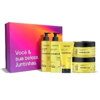 KIT DE BANHO LABOTRAT DIA A DIA C/5 SAB/HID/SAIS/2ESF MARACUJA