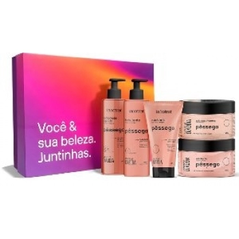 KIT DE BANHO LABOTRAT DIA A DIA C/5 SAB/HID/SAIS/2ESF PESSEGO