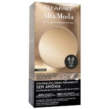 TINT ALTA MODA S/ AMONIA 8.0 LOURO CLARO