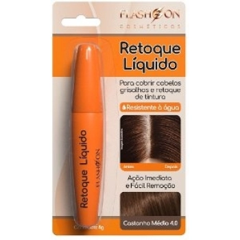 RETOQUE LIQUIDO FLASH ON BL 8G 4.0 CASTANHO MEDIO