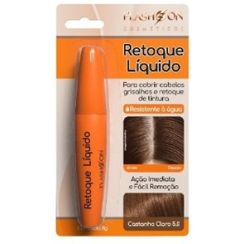 RETOQUE LIQUIDO FLASH ON BL 8G 5.0 CASTANHO CLARO