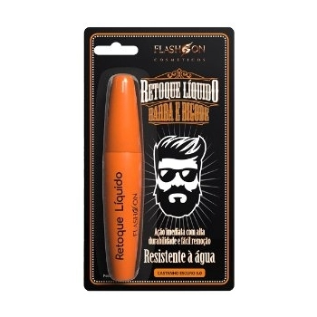 RETOQUE BARBA E BIGODE FLASH ON BL 8G 3.0 CASTANHO ESCURO