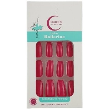 UNHAS FHACES BAILARINA C/28 VERMELHO RADIANTE