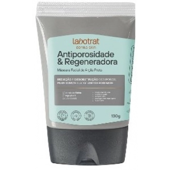 MASC FACIAL LABOTRAT DERMO SKIN 130G ARGILA PRETA ANTIPOR/REGENERADORA