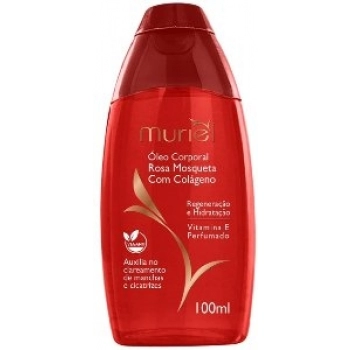 OLEO CORPORAL MURIEL 100ML ROSA MOSQUETA COM COLAGENO