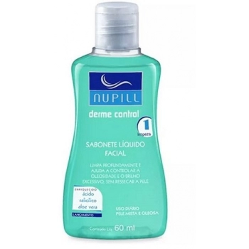 SAB LIQ FACIAL NUPILL 60ML DERME CONTROL